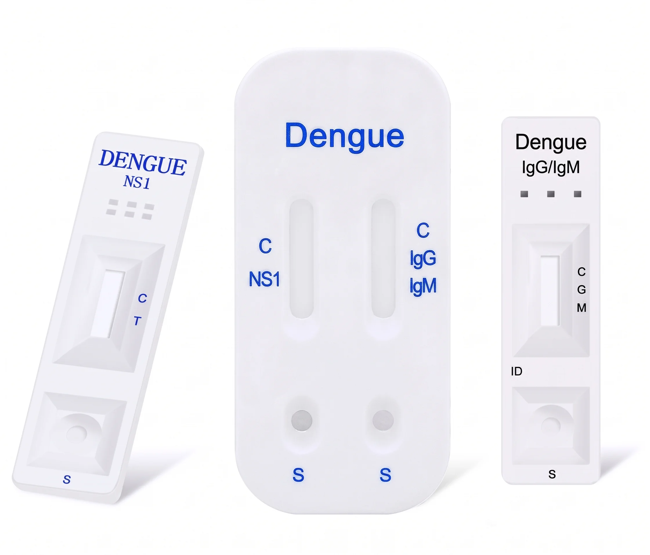 Dengue IgG IgM NS1 combo rapid test colloidal gold immunochromatographic