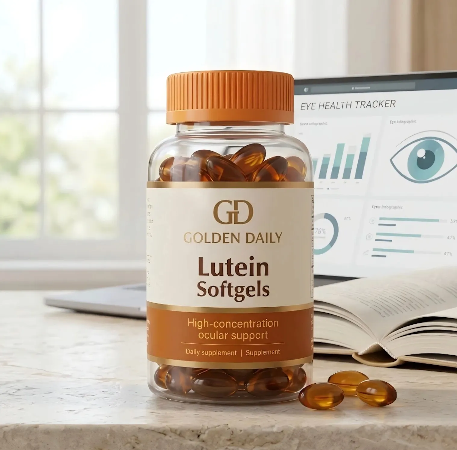 eye liver digestive health supplement OEM lutein milk thistle probiotic manufacturer
