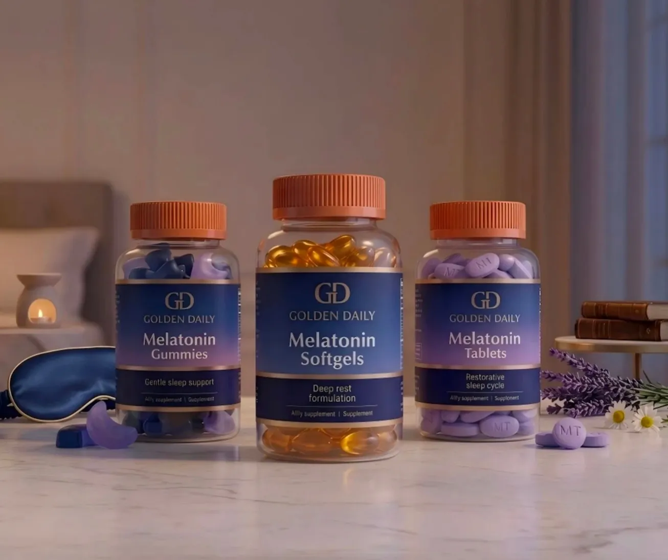sleep stress relief supplement OEM melatonin magnesium ashwagandha private label